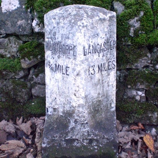 Milestone Approximately 150 Meters North North West Of Junction With Paradise Lane North Of Beetham