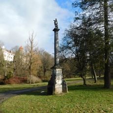 Sloup se sochou Antonia na Konopišti