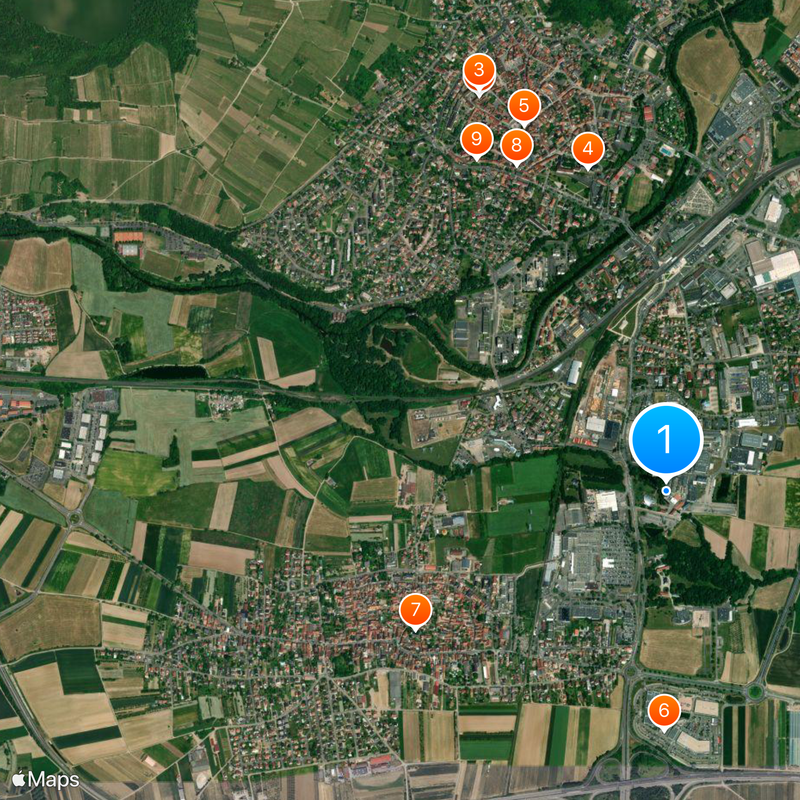 Usine Bugatti de Molsheim Map