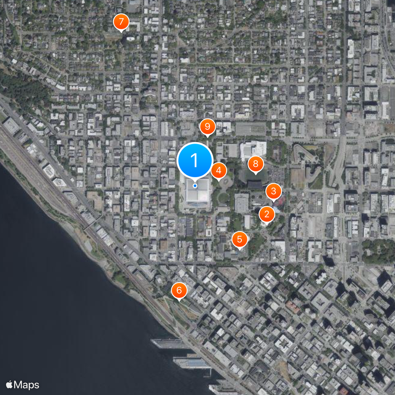 Climate Pledge Arena Mapa