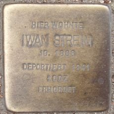 Stolperstein dedicated to Iwan Streim