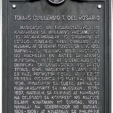 Tomas Guillermo T. del Rosario historical marker