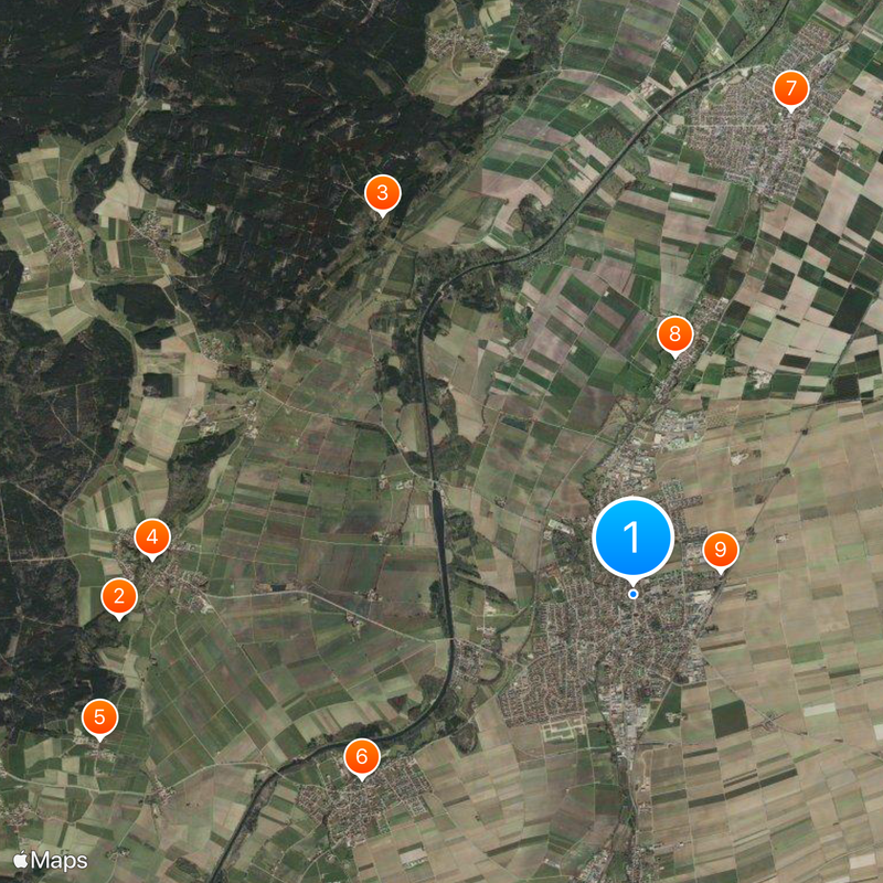 Schwabmünchen Kaart