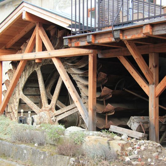 Mühlrad der Walzmühle Kollitsch