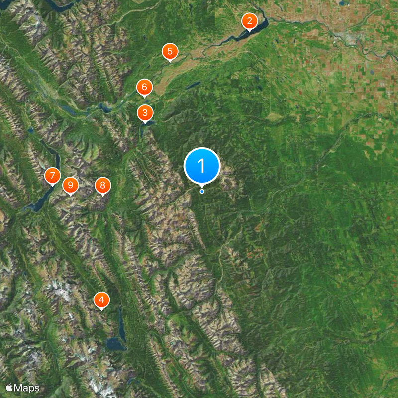 Kananaskis Country Map