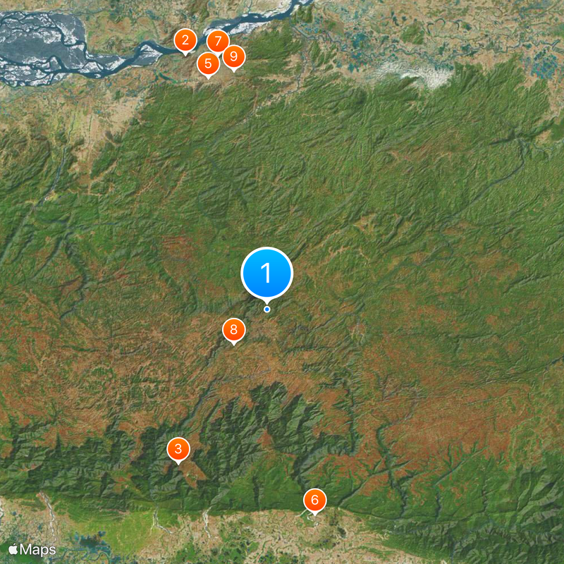 North-Eastern Hill University Map
