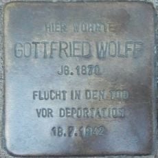 Stolperstein en memoria de Gottfried Wolff