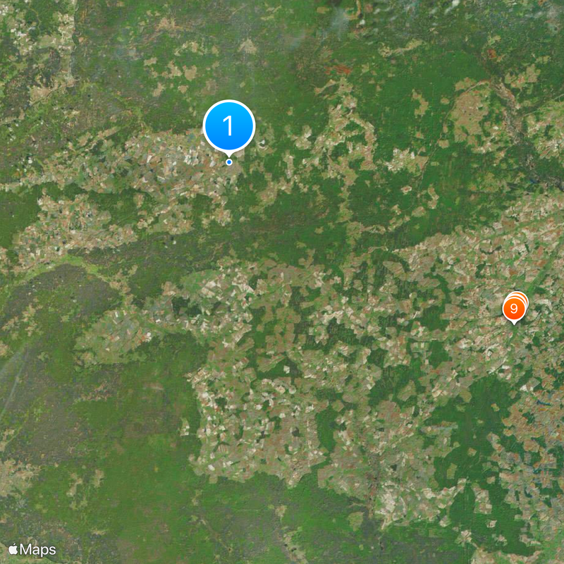 Shakhunya Map