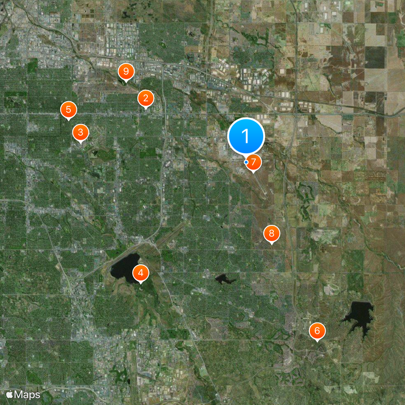Buckley Space Force Base Map