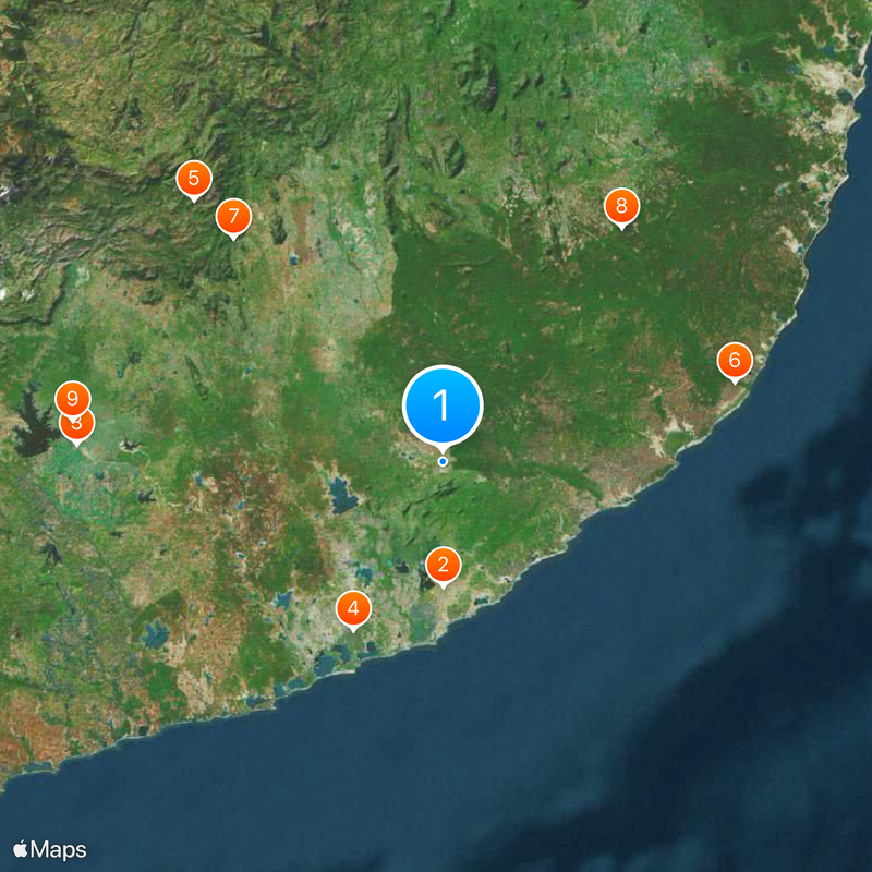 Kataragama temple Map