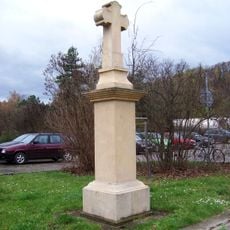 Wayside cross in Nádražní street in Čejetičky