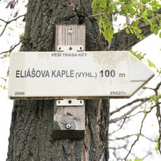 Rozcestník Eliášova kaple vyhl.