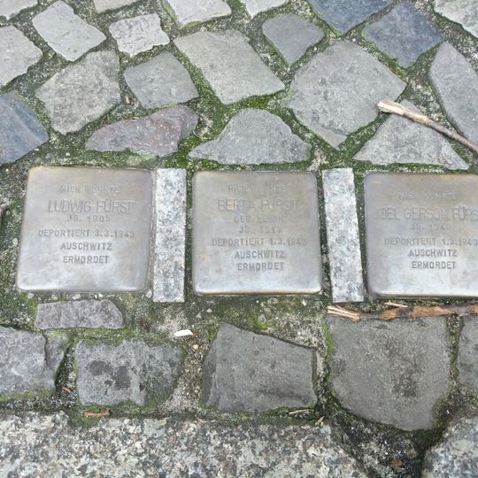 Stolperstein à la mémoire de Ludwig Fürst