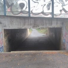 Underpass under Unhošťská street in Kročehlavy