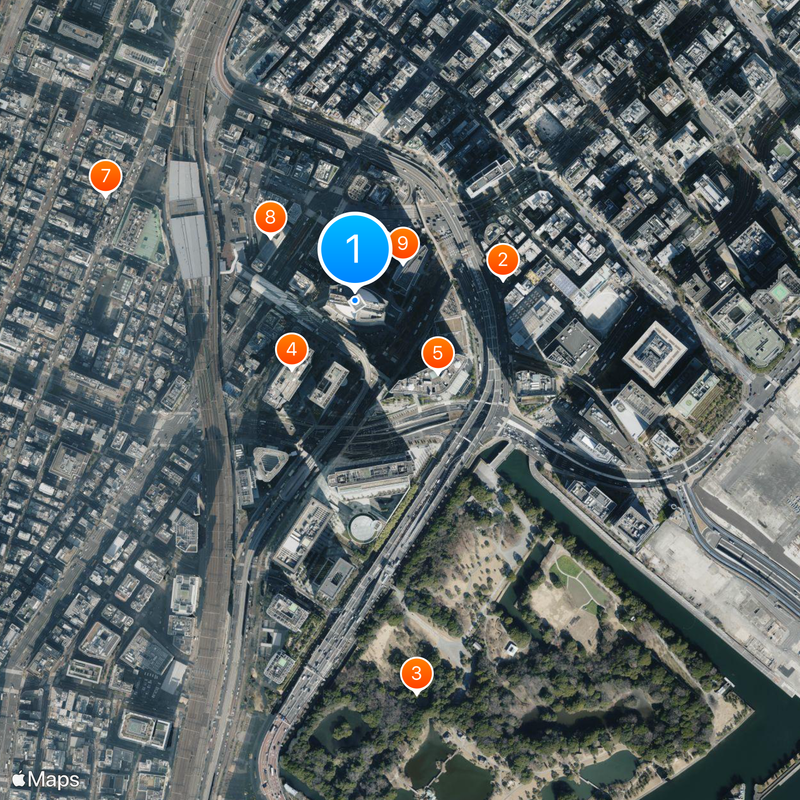 Shiodome City Center Map
