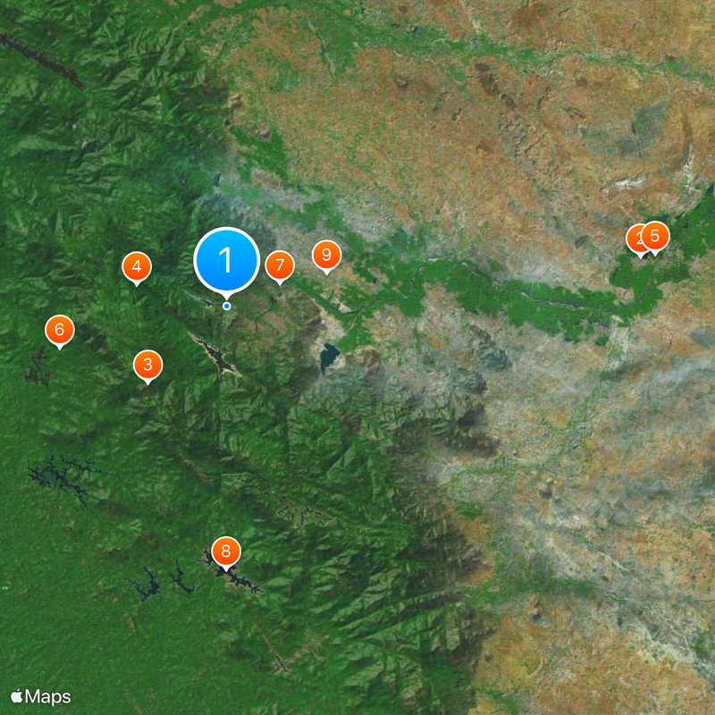 Kalakkad Mundanthurai Tiger Reserve Mapa