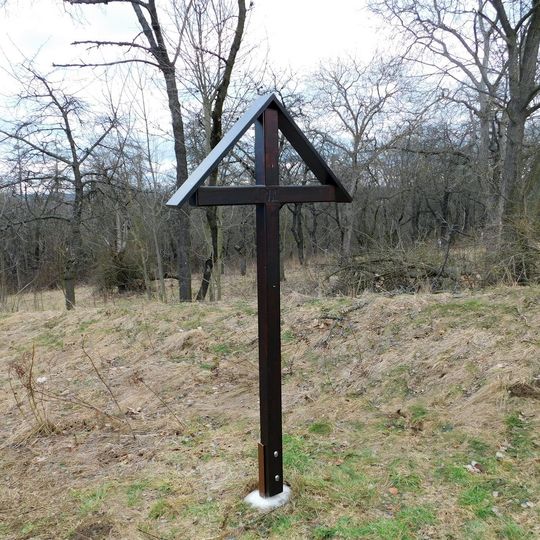 8. zastavení křížové cesty u kostela svatého Jakuba na Chvojenu