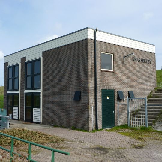 Pompgemaal van de polder Het Noorden, onderdeel uitmakend van het uitwateringscomplex van de polders "Het Noorden", "Eijerland", "Waal en Burg"