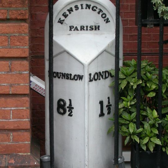 Milepost, Kensington Palace Gardens; by Milestone Hotel