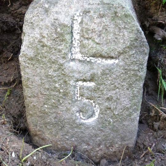 Milestone 350 Metres To South East Of Pipers Pool