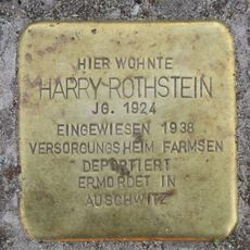 Stolperstein en memoria de Harry Rothstein