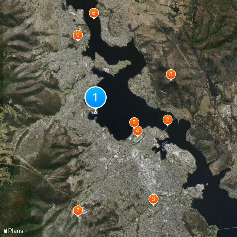 Museum of Old and New Art Map