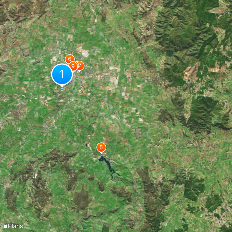 Mount Panorama Circuit Carte