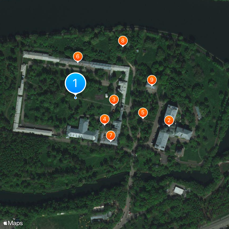 Izmaylovo Estate Map