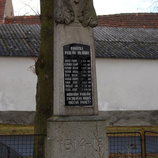 World War I memorial in Šamonice