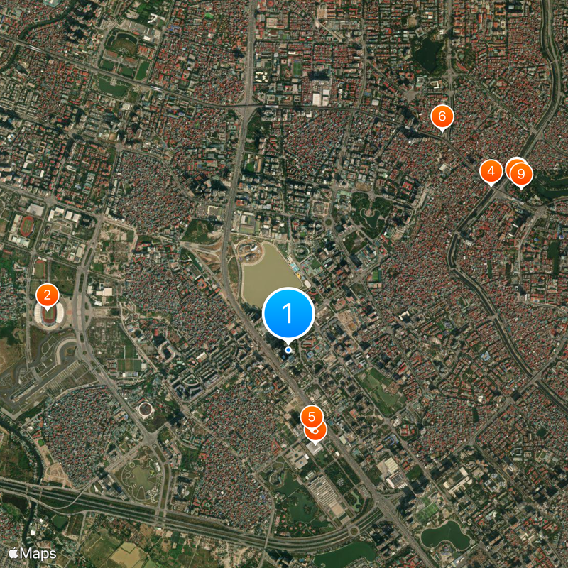 AON Hanoi Landmark Tower Map