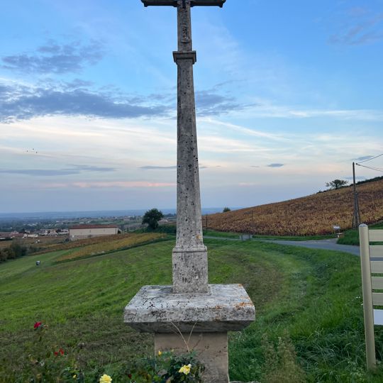 Croix de la route des Granges de Salles-Arbuissonnas-en-Beaujolais
