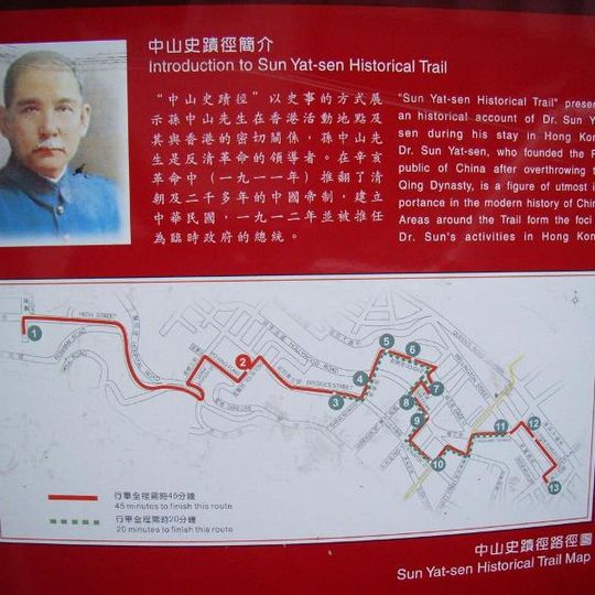 Sentier historique du Dr Sun Yat-sen