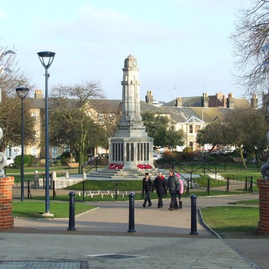 World War I Memorial Including Gate And Gate Piers