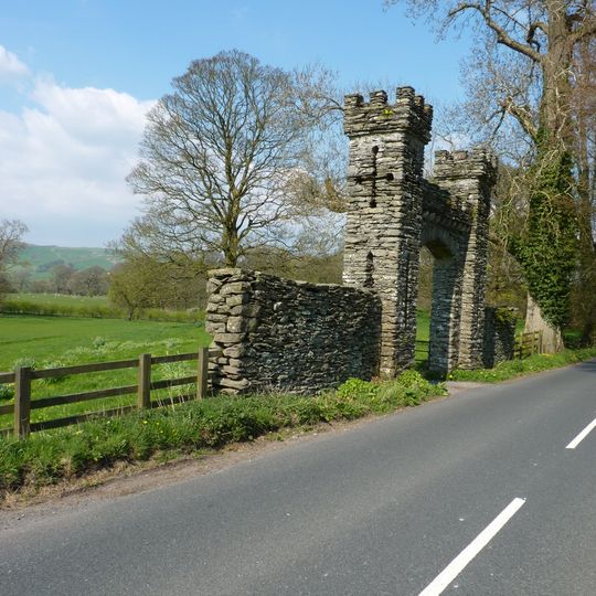 Gateway To South Of Tolson Hall And Attached Walls