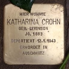 Stolperstein dedicated to Katharina Crohn