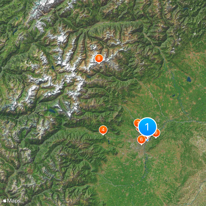 Ciudad metropolitana de Turín Mapa