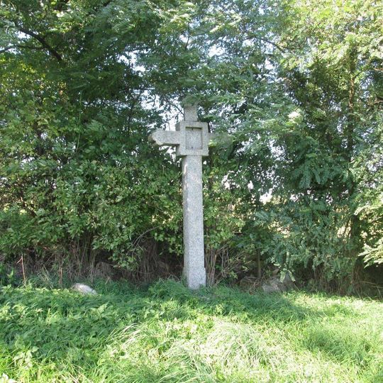 Kříž na křížové cestě u Jistebnice - 6. zastavení
