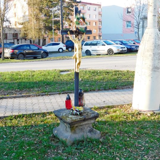Kříž v ulici Královský vršek v Jihlavě