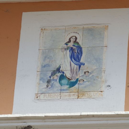 Ceramic panel of the Immaculate Conception