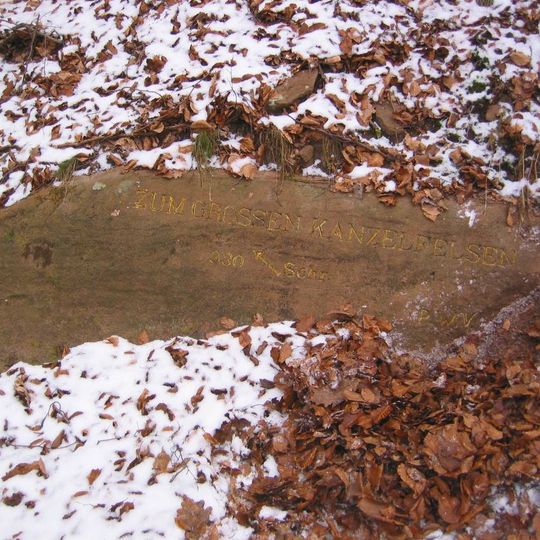 Ritterstein 103 "Zum großen Kanzelfelsen"