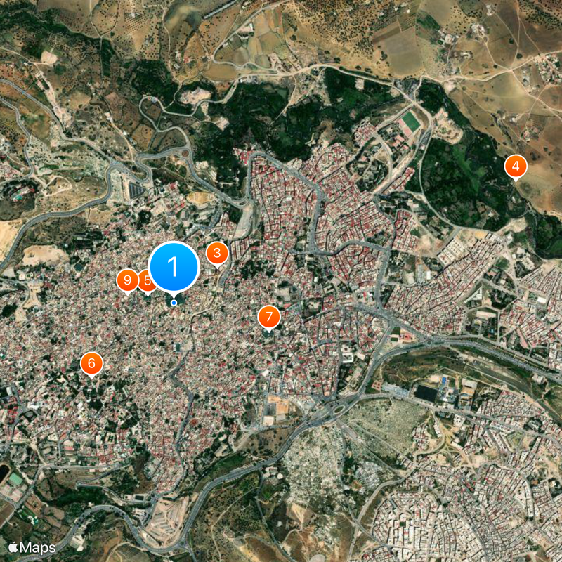 Université Al Quaraouiyine Carte