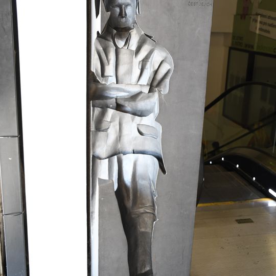 Monument to firefighters at Letmo, Brno
