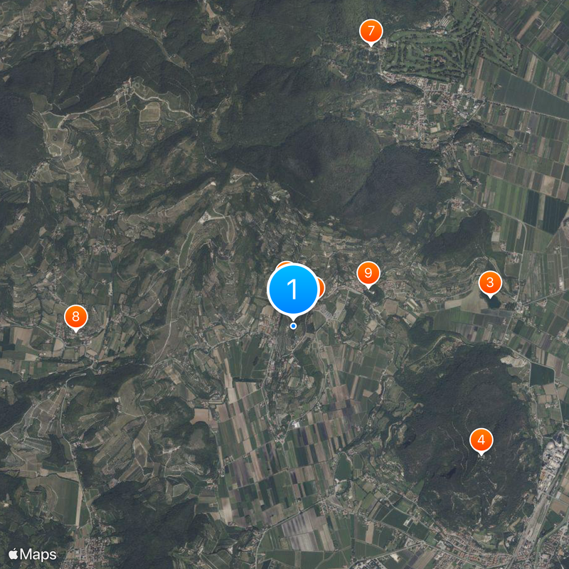 Arquà Petrarca Karte