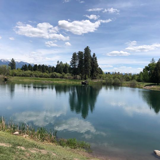 Pine Grove Pond Fishing Access Sign