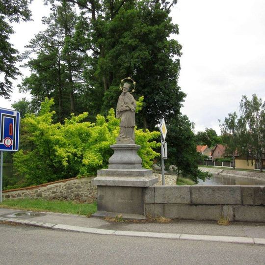 Socha svatého Jana Nepomuckého v Březnici