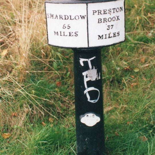Trent And Mersey Canal Milepost At Sj 88114472