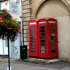 Pair Of K6 Telephone Kiosks Adjacent To Town Hall