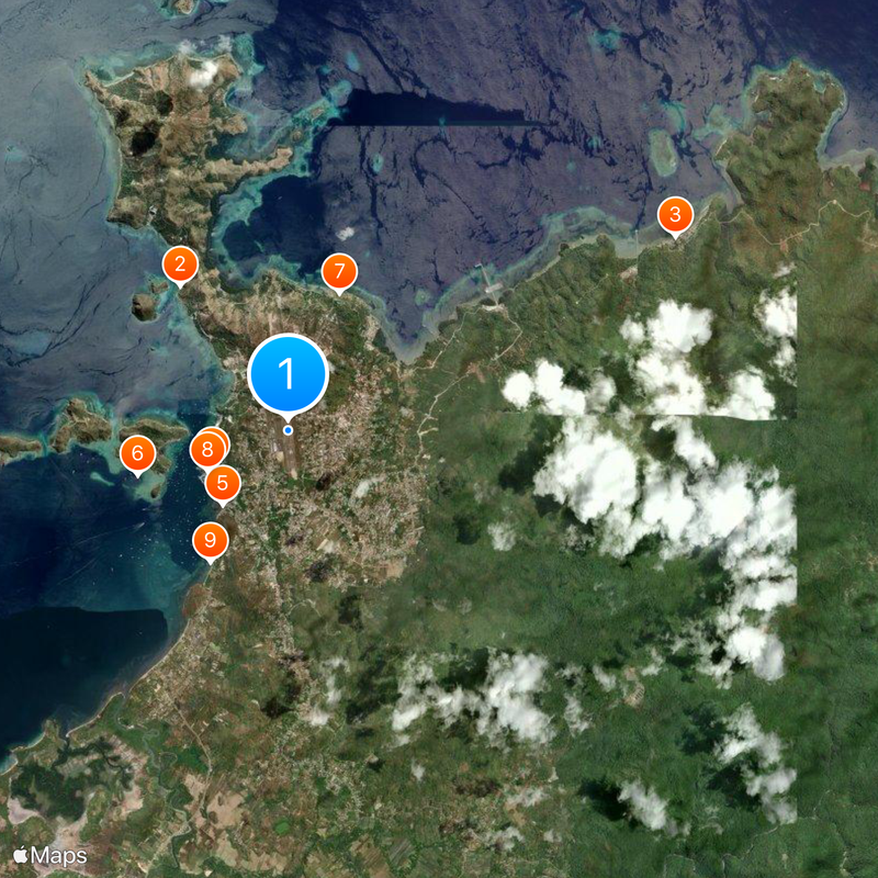 Komodo Airport Map