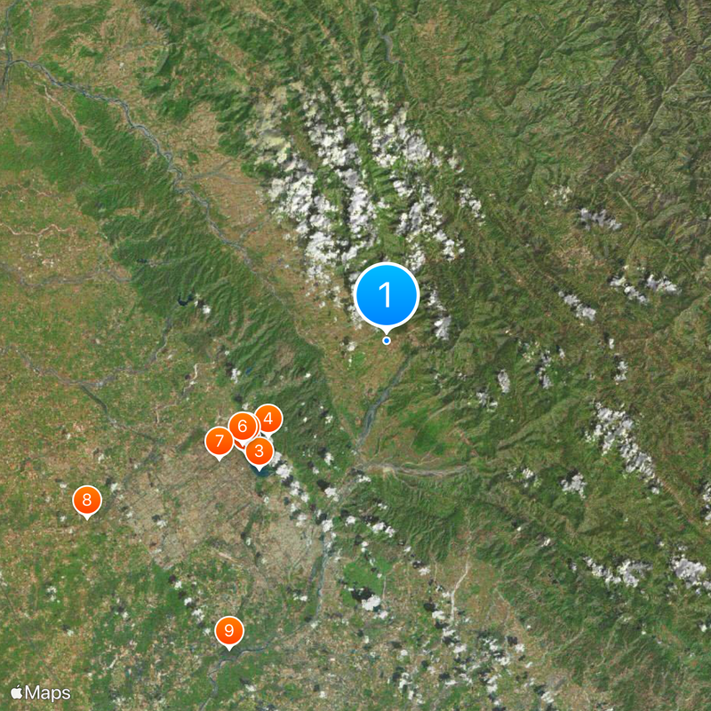 Kalka railway station Map