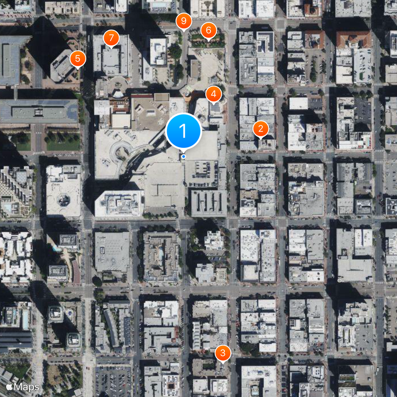 Westfield Horton Plaza Mapa